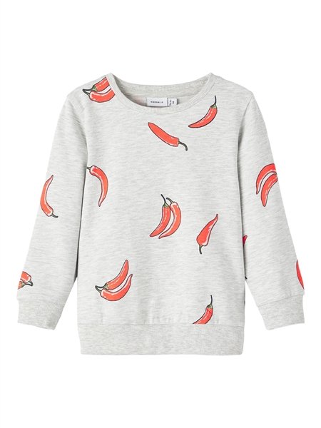 Billede af NAME IT Sweatshirt Dimitri Light Grey